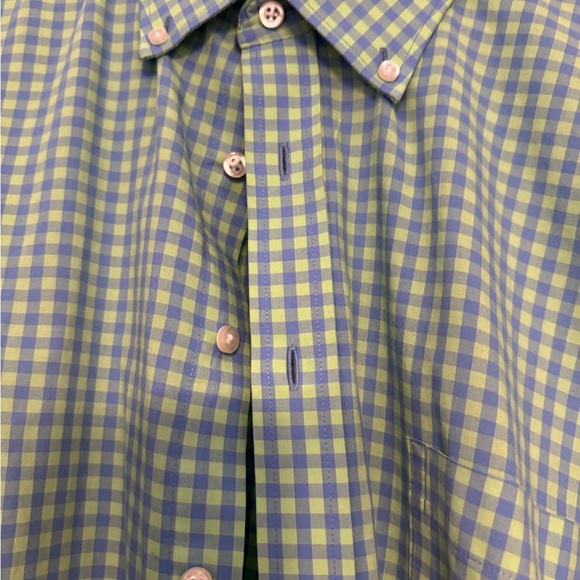 *BOGO* Eligible, Stanford Green Checkered Men's Shirt - Picture 2 of 5